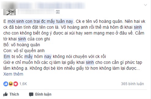 Nghe lời dân mạng xúi dại, chồng đặt tên cho con quá sốc, vợ giận dỗi mấy ngày, đòi đi đổi khai sinh - Ảnh 4.