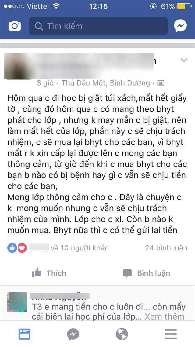 Lợi dụng chức lớp trưởng, nữ sinh viên khoa sư phạm lấy hơn 92 triệu đồng tiền quỹ lớp - Ảnh 3.