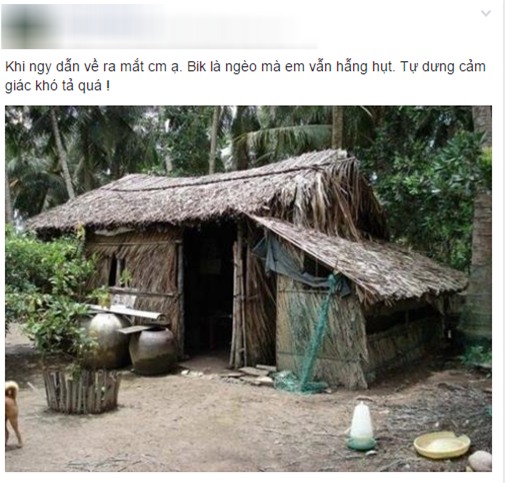 Chỉ diễn tả cảm giác hẫng hụt trước căn nhà lá của người yêu, cô gái bị 500 chị em chửi cho sấp mặt vì... - Ảnh 1.