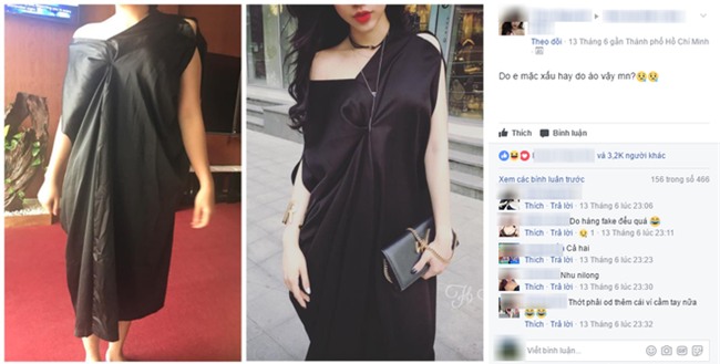 Đặt mua đầm lụa cánh dơi hotgirl mặc xinh lung linh, cô nàng nhận về tay... áo tơi lai túi rác - Ảnh 1.