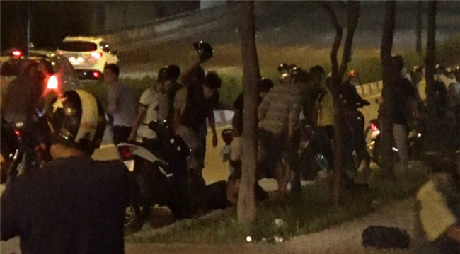 hỗn chiến, va chạm giao thông, Sài Gòn, công an, bị thương