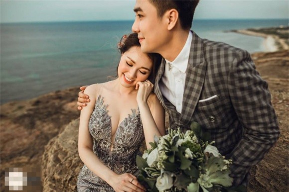 Huy Nam, ca sĩ Huy Nam, ảnh cưới ca sĩ Huy Nam, Huy Nam và vợ