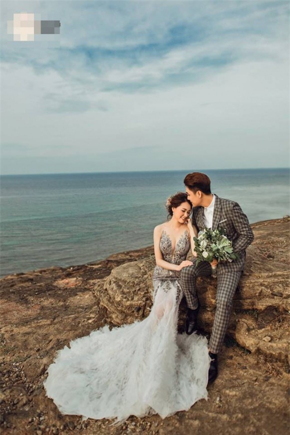 Huy Nam, ca sĩ Huy Nam, ảnh cưới ca sĩ Huy Nam, Huy Nam và vợ