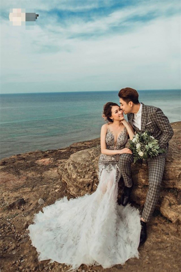 Huy Nam, ca sĩ Huy Nam, ảnh cưới ca sĩ Huy Nam, Huy Nam và vợ