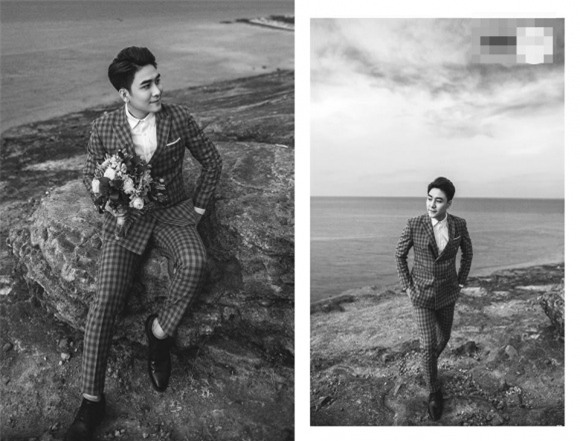 Huy Nam, ca sĩ Huy Nam, ảnh cưới ca sĩ Huy Nam, Huy Nam và vợ