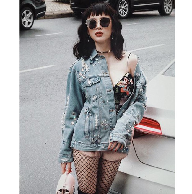 elly tran, thuy tien hut ngan anh mat voi vay ngu mong manh hinh anh 18