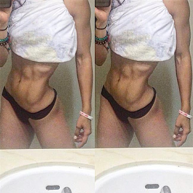 my nu a mat xinh hien diu tuong phan co bap day suc manh hinh anh 13