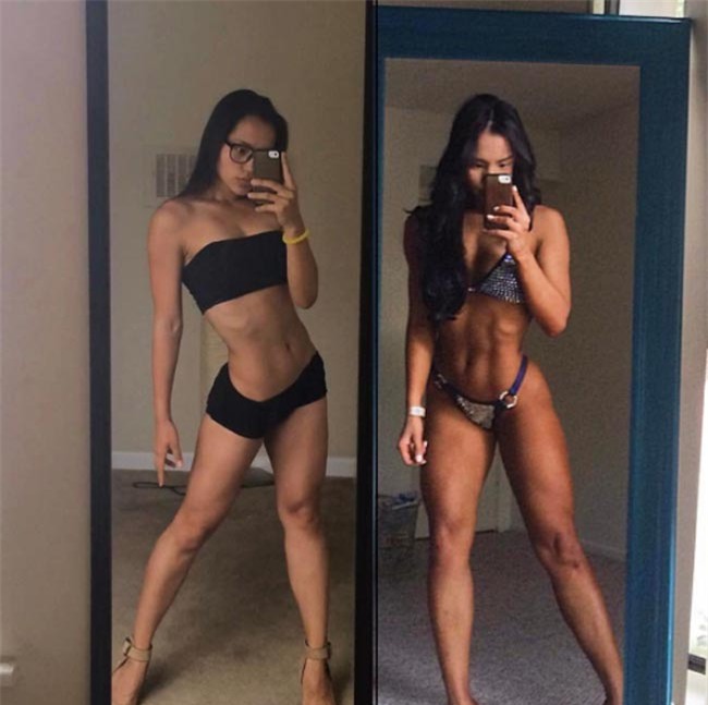 my nu a mat xinh hien diu tuong phan co bap day suc manh hinh anh 5