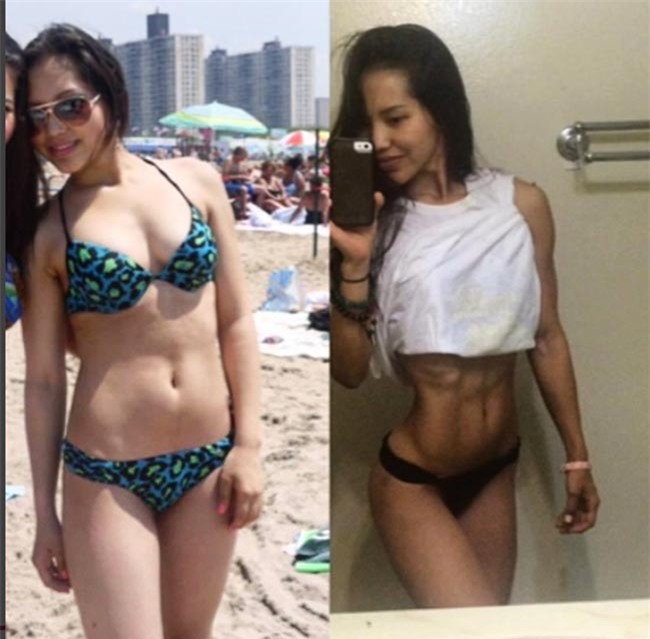 my nu a mat xinh hien diu tuong phan co bap day suc manh hinh anh 7