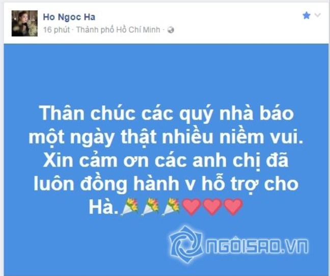 Sao Viet gui loi chuc mung ngay Bao chi Cach mang Viet Nam