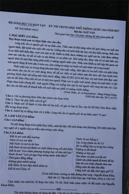 thi sinh lam bai thi van the nao se duoc diem cao? hinh anh 1