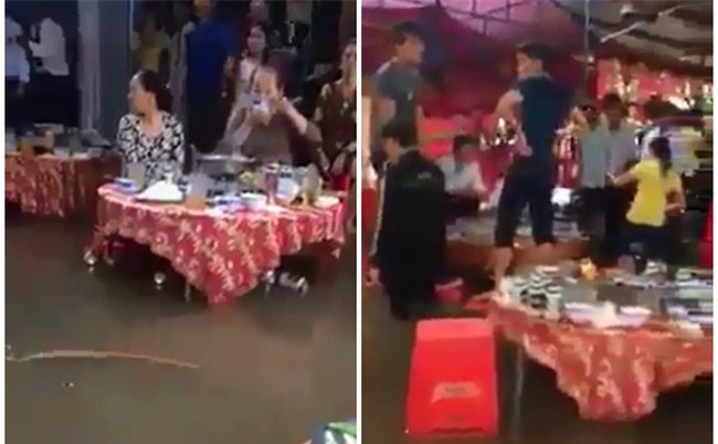 Đám cưới đặc biệt ở Việt Nam: Khách xắn quần, đứng lên ghế để ăn cưới