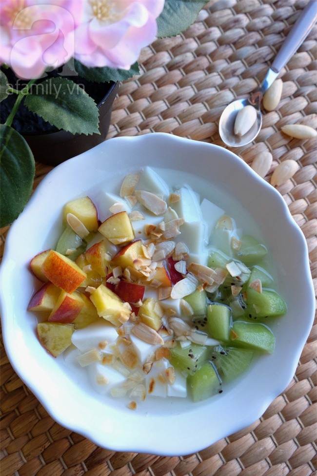 Công thức chè khúc bạch mát lịm nhìn là muốn ăn ngay - Ảnh 10.