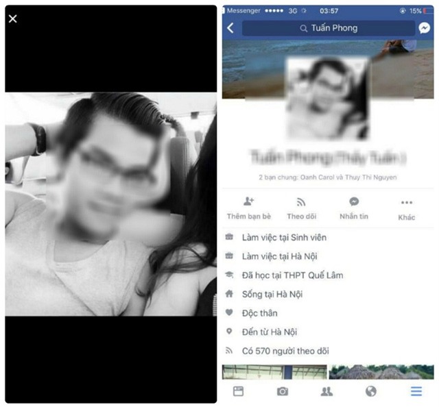 Tài khoản Facebook T. P đã khóa