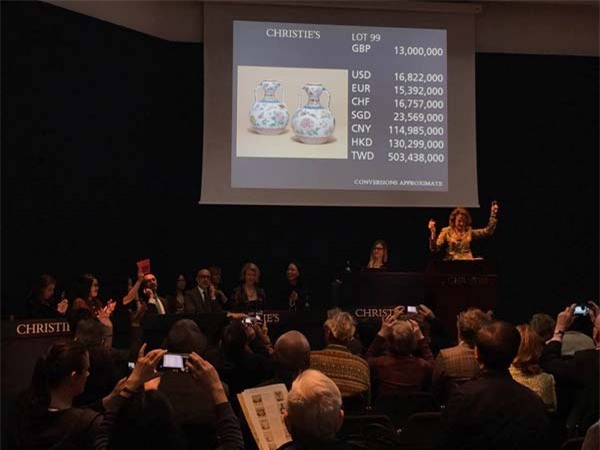 bình cổ, sưu tập đồ cổ, đấu giá