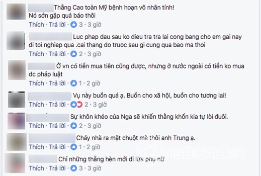 Cao Toàn Mỹ, sao nam Việt, Hoa hậu Trương Hồ Phương Nga, sao Việt lên tiếng vụ hoa hậu Phương Nga, sao Việt