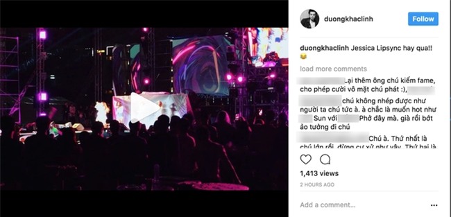 Dương Khắc Linh bất ngờ đăng đàn chê Jessica hát nhép - Ảnh 1.