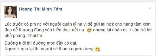 Hạ Vi, Hạ Vi bị hack facebook, cô tấm hạ vi