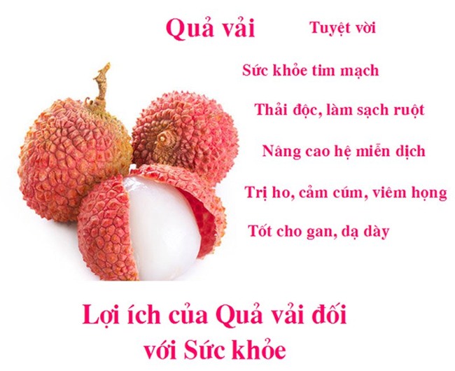 vải, quả vải, làm đẹp