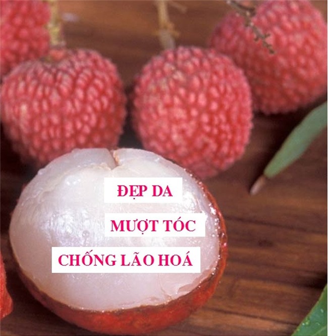 vải, quả vải, làm đẹp