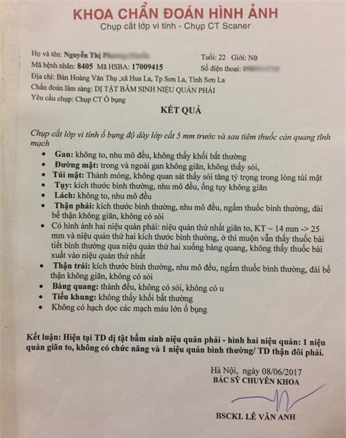 tuong bi dau bung kinh, sau khi di kham co gai 9x bat ngo phat hien minh co 3 qua than - 1