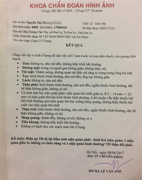 tuong bi dau bung kinh, sau khi di kham co gai 9x bat ngo phat hien minh co 3 qua than - 1