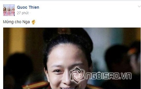 Sao Viet dong loat chuc mung khi Hoa hau Phuong Nga duoc tai ngoai