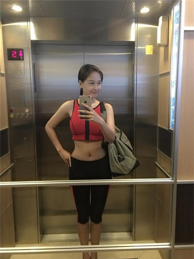 Bản thân Mai Phương Thúy từng chia sẻ rất nhiều về sở thích tập gym, giữ dáng của mình.
