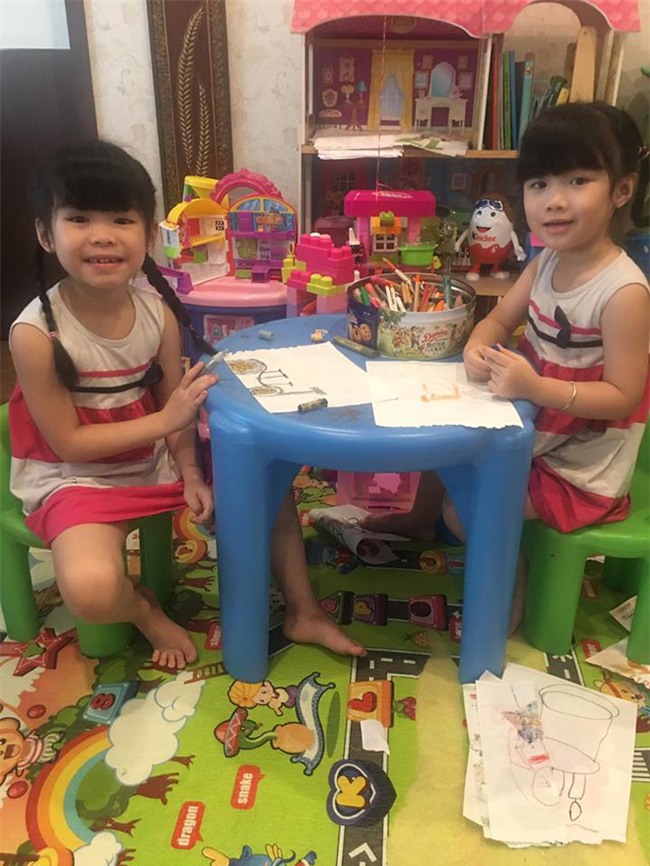 Miu - cô bé siêu ngoại ngữ của Biệt tài tí hon thu hút nghìn like trong clip hát tiếng Anh cùng em gái - Ảnh 2.