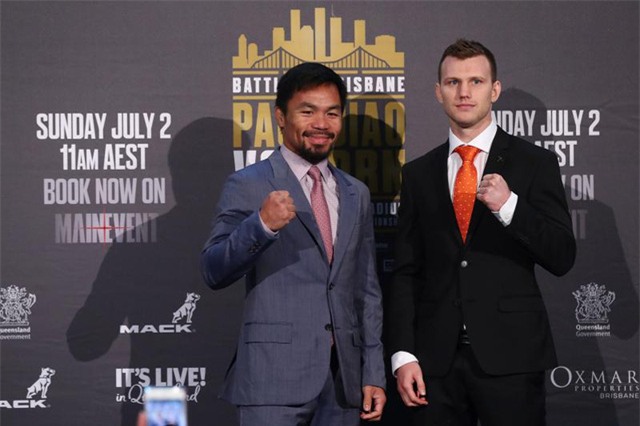 Manny Pacquiao được đánh giá cao hơn Jeff Horn trong cuộc chiến sắp tới