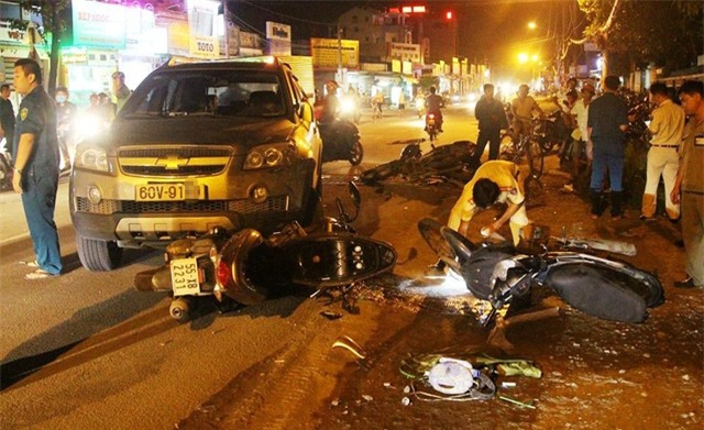 XSGT xử lý hiện trường vụ việc.