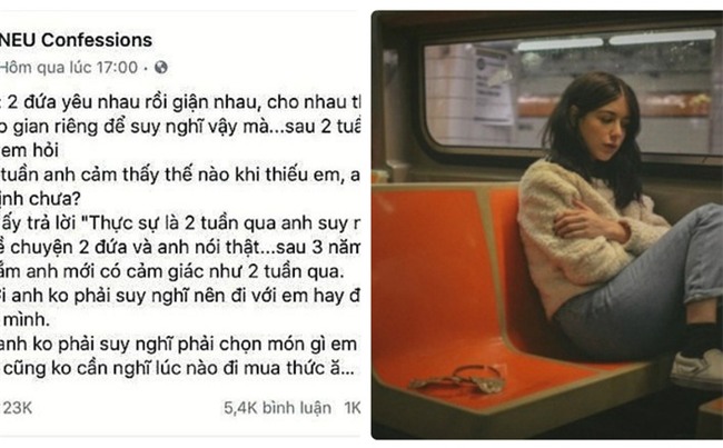 Yêu nhau 3 năm, cô gái bất ngờ với lí do chia tay dài như sớ Táo quân của bạn trai