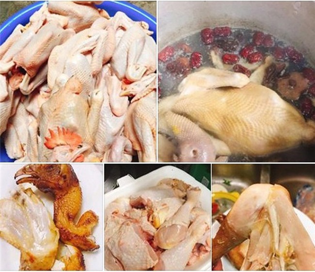 thực phẩm bẩn, gà thải loại, thịt gà, yến huyết, lợn rừng, tam thất, phở, cá sấu, chuối