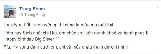 Ngọc Thúy, bố mẹ của Ngọc Thúy, Ngọc Thúy và chồng cũ, em trai Ngọc Thúy