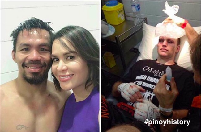 Pacquiao duoc quan doi chao don nhu nguoi hung du mat dai WBO hinh anh 6