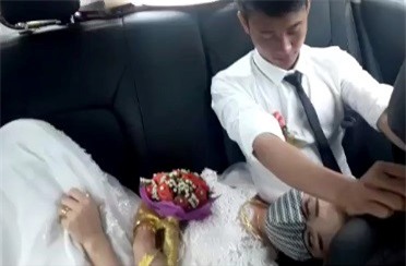 Co dau Nghe An say xe suot quang duong ve nha chong hinh anh 1