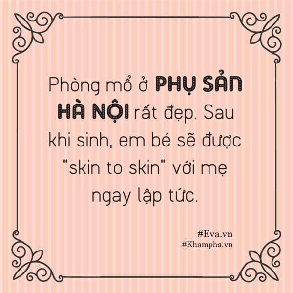kinh nghiem di de o bv phu san ha noi "suong nhu tien", sinh xong duoc qua cua me 8x - 5