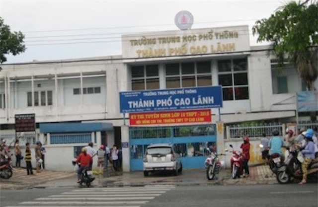Buoc thoi viec giao vien lam lo de thi lop 11 o Dong Thap hinh anh 1