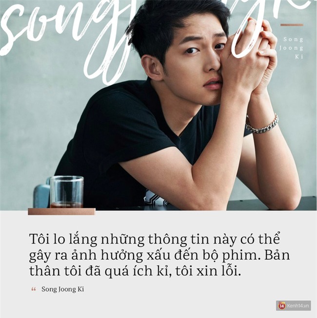 Song Joong Ki vừa gửi bức thư đến công chúng: Đầu năm 2017, chúng tôi đã hứa sẽ đi cùng nhau đến cuối cuộc đời này - Ảnh 2.