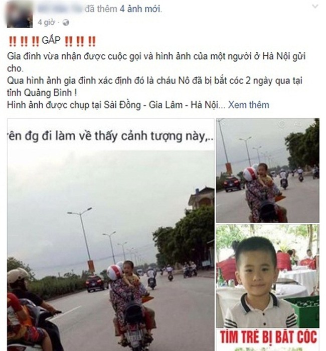 Cộng đồng truy tìm hình ảnh em bé khóc trên đường nghi là bé trai 6 tuổi mất tích ở Quảng Bình - Ảnh 2.