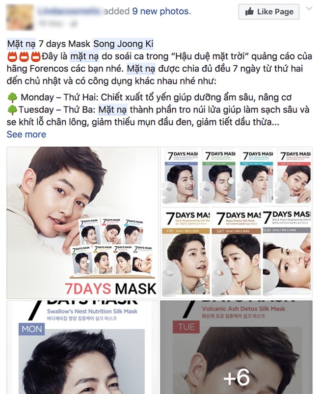 Nhờ sự kiện hot mà mặt nạ 7 ngày của Song Joong Ki lại bán đắt hàng như tôm tươi - Ảnh 2.