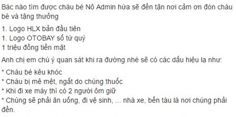 Treo thuong cho ai tim thay be trai 6 tuoi mat tich o Quang Binh hinh anh 4