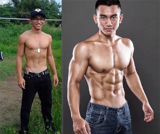 Lich tap so huu bung 6 mui cua chang trai tung nang 55 kg hinh anh 1