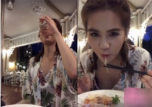 ngoc trinh mac quan sieu ngan lam