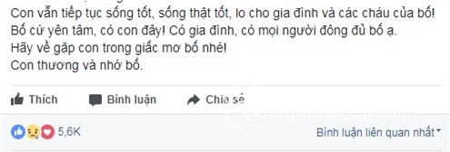 Ốc Thanh Vân, MC Ốc Thanh Vân, bố Ốc Thanh Vân, bố Ốc Thanh Vân qua đời