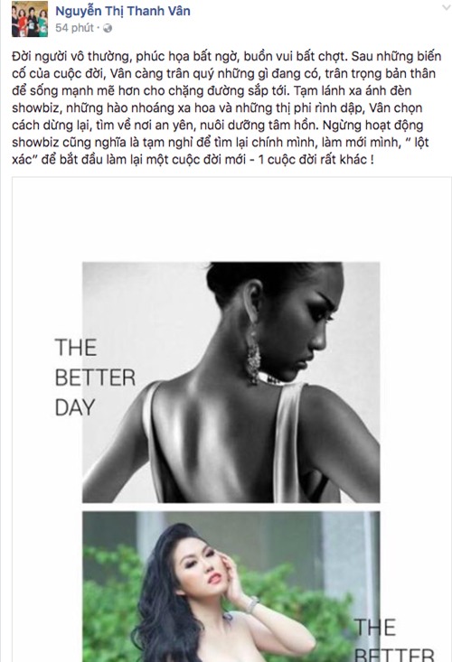 Diễn viên Phi Thanh Vân bất ngờ rút lui khỏi showbiz sau hàng loạt thị phi- Ảnh 1.