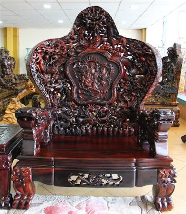 Bộ ghế salon gỗ Trắc Cửu Long Bát , bộ bàn ghế đắt nhất việt nam,bộ bàn ghế lớn nhất việt nam