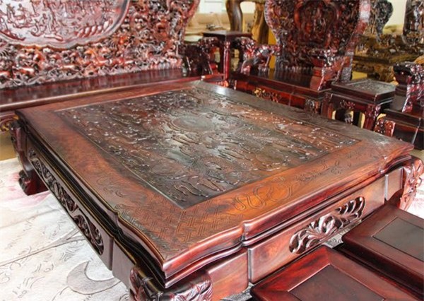 Bộ ghế salon gỗ Trắc Cửu Long Bát , bộ bàn ghế đắt nhất việt nam,bộ bàn ghế lớn nhất việt nam