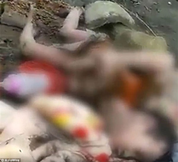 su that dam nuoc mat dang sau hinh anh be gai bi vut bo giua bai rac ban thiu - 2