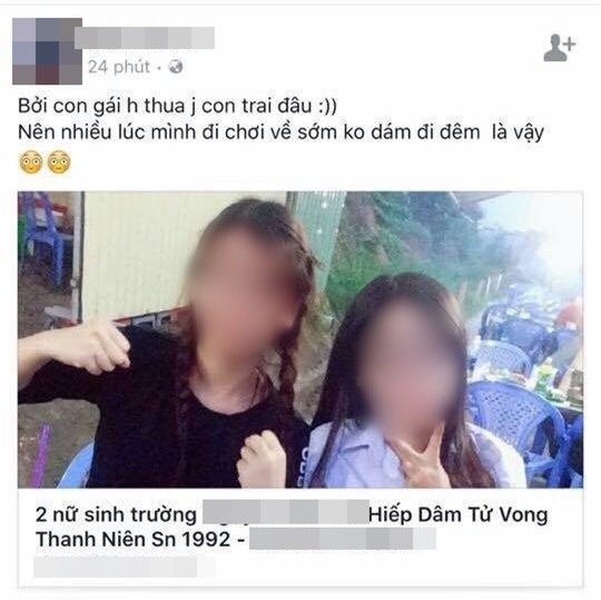 An ninh mạng vào cuộc truy tìm kẻ đăng tin vu khống 2 nữ sinh hiếp dâm nam thanh niên đến chết - Ảnh 1.
